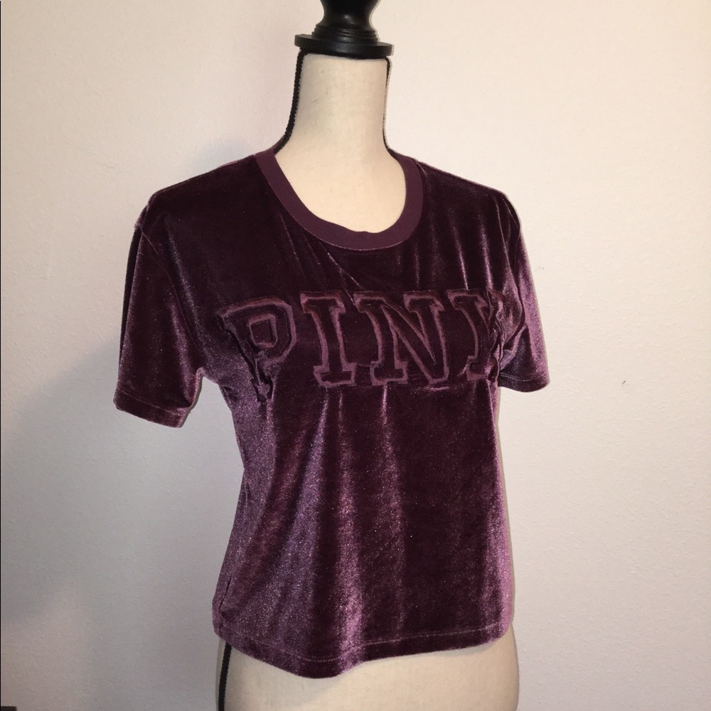 Victoria secret Pink xs velvet t shirt
